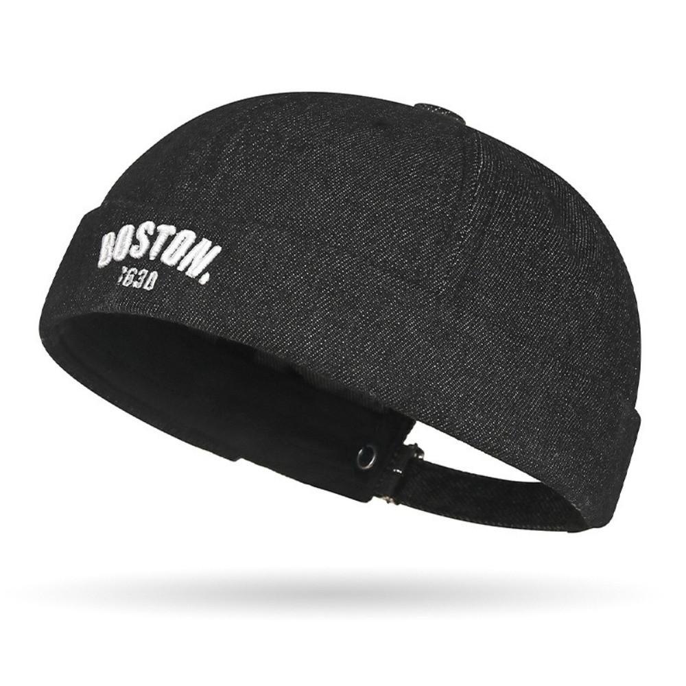 

Casual Brimless Cap Solid Color Hip Hop Hat New Beanie Hat Women Men