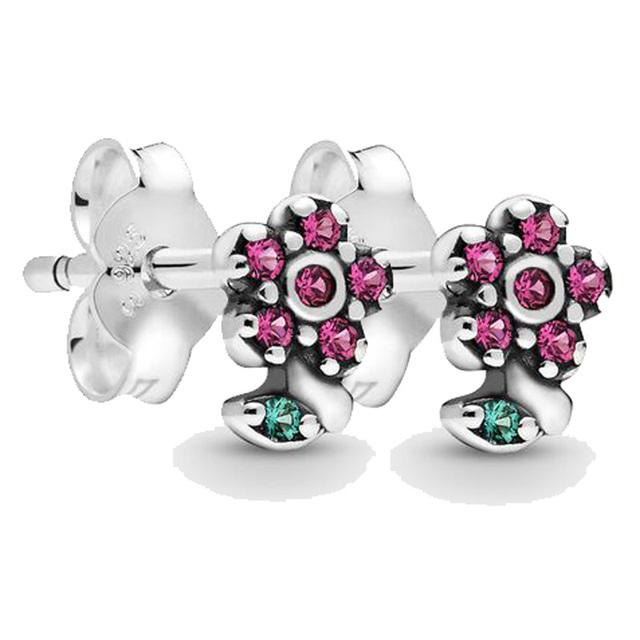 New 925 Sterling Silver Fashion Earring My Moon Turtle Smile Powerful Light Cactus Me Collection Earring For Women Jewelry Gift