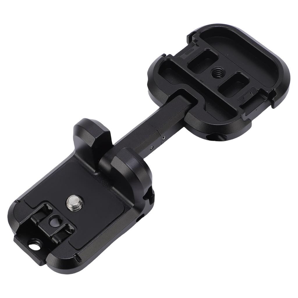 L Shaped Magnetic Mount Fit for DJI Pocket 3 Expansion Adapter Holder with Cold Shoe Aluminum Alloy