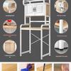 Xihe Over-the-Washing Machine Storage Rack with Cabinet