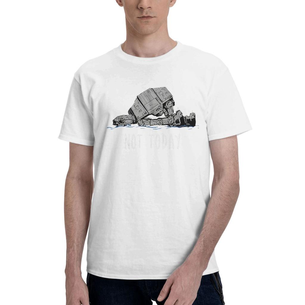 Not Today Hoth Graphic 100 Cotton Casual Breathable Confortable Manga Funny Mens TShirt Funny Gift