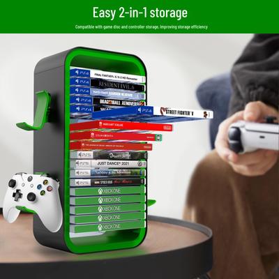 Xbox Multifunctional PS5 Game Disc Holder - Compact Storage Rack (Charger Not Included) KP06