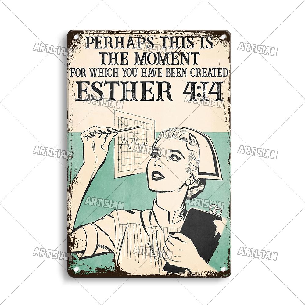 Künstlerisches Medizinisches Metallschild Krankenschwester Tierarzt Blechschild Klinik Krankenhaus Hebamme Dekoratives Poster Wanddekor Garage Bar Kneipe