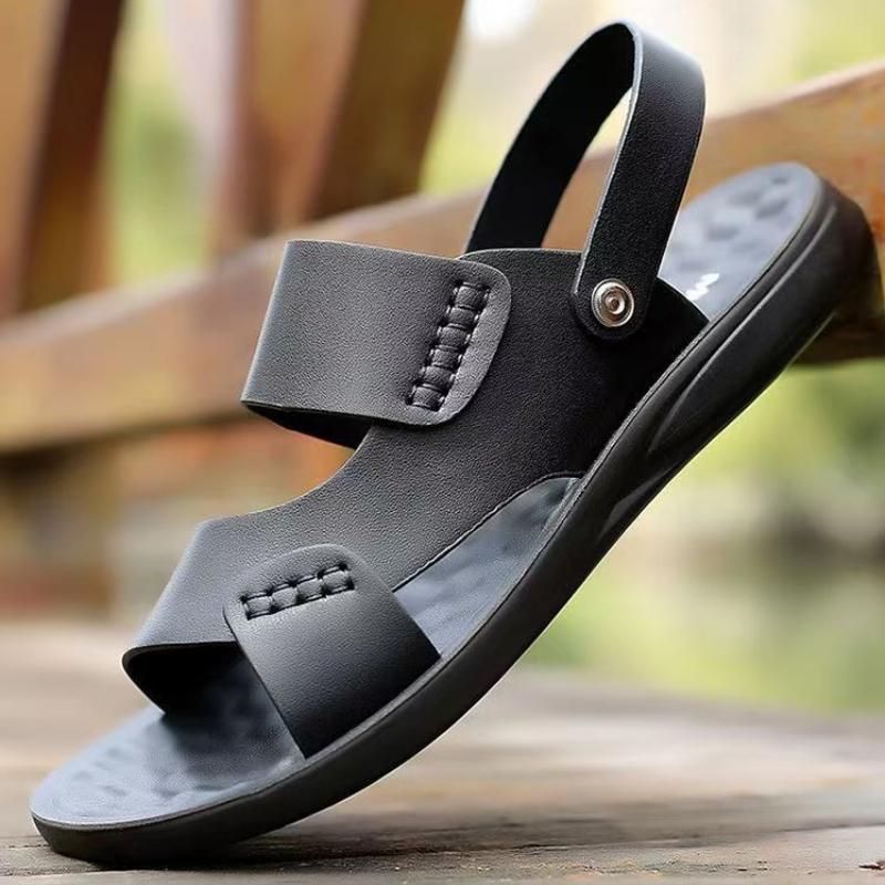 Men's Sandals 2025 New Beach Shoes Non Slip Soft Sole Man Platform Shoes Summer Slippers for Men Wear Resistant Sandalias Hombre