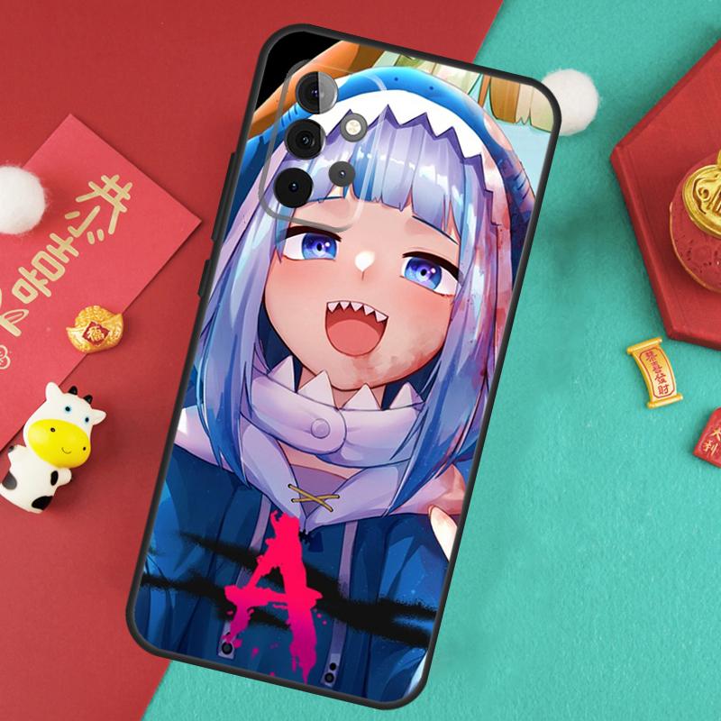 Gawr Gura Hololive Anime Case For Samsung Galaxy A56 A36 A26 A16 A06 A13 A33 A53 A15 A35 A55 A34 A54 A12 A32 A52 A17