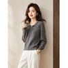 D.F.DEAR Women's Casual Half-Zip Knit Sweater