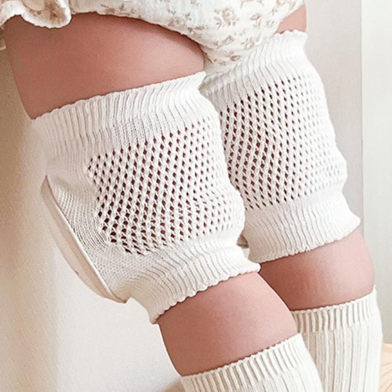 Baby Knieschoner Reine Baumwolle Niedliches Muster Belüftet Krabbel-Knieschoner für 1-8 Jahre altes Baby Kleine Maus Einheitsgröße, für