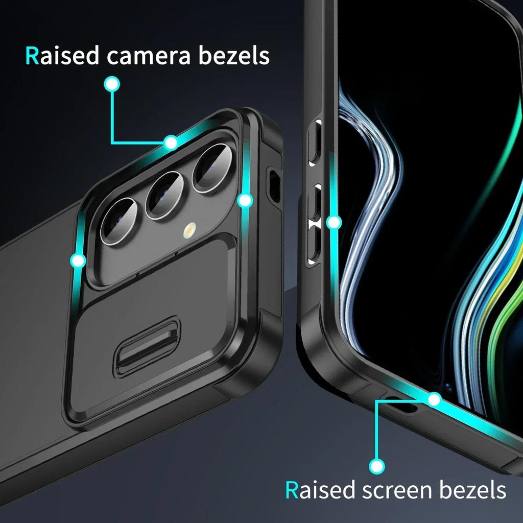Case For Samsung A56 A36 Slide Camera Armor Phone Cover For Samsung Galaxy A53 A32 A55 A16 A06 A35 A54 A15 A14 A25 4G 5G Case
