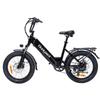 Bodywel F20 Motonieve Eléctrica Plegable Motor 500W Batería 48V13.5Ah Bicicleta Eléctrica Urbana Rueda Ancha Antideslizante de 20 Pulgadas Ciclismo al Aire Libre Bicicleta Eléctrica