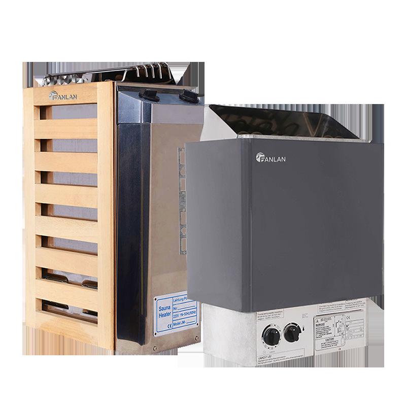 Stainless Steel Digital Sauna Heater with External Control, 220V/380V Dry Steam Model.