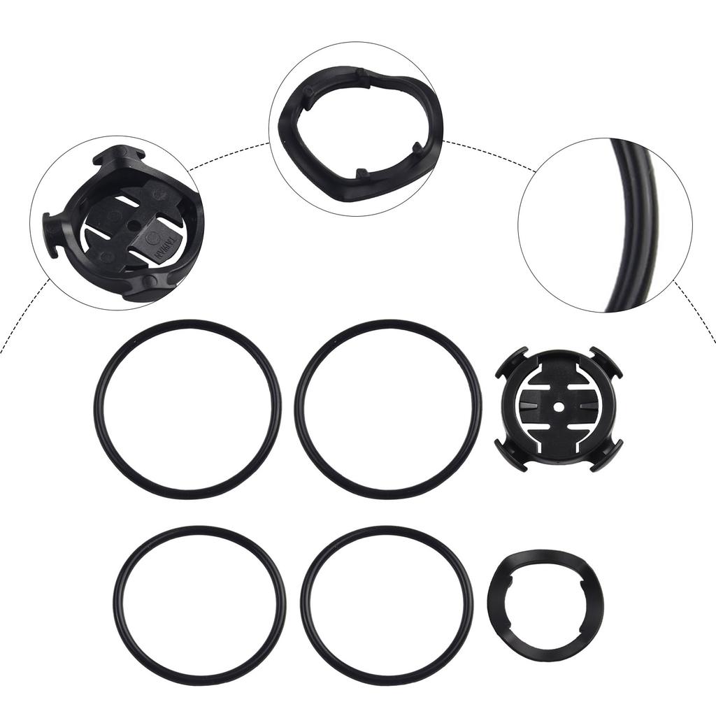 Set Bike Computer Mount Black For Garmin Spare Parts