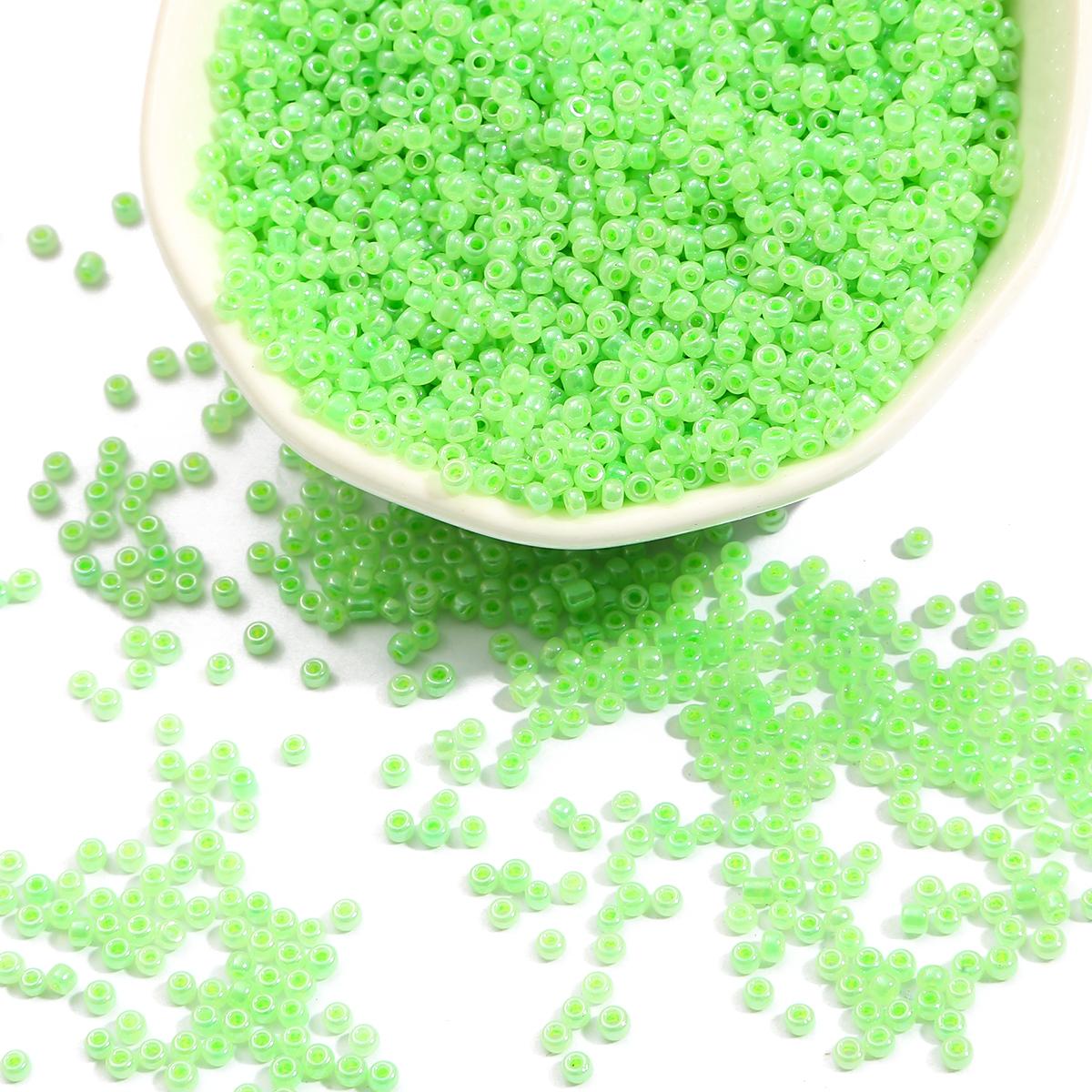 

500/1000 шт. стеклянные бусины кремового цвета, подвески для изготовления ювелирных изделий, аксессуары, браслет «сделай сам», ожерелье 2mm 1000pcs