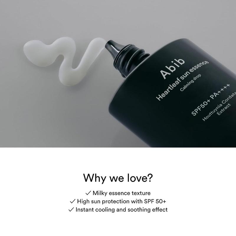 Abib Herzblatt Sonnenessenz Beruhigende Tropfen SPF50+ PA++++ 50ml Beruhigt empfindliche Haut