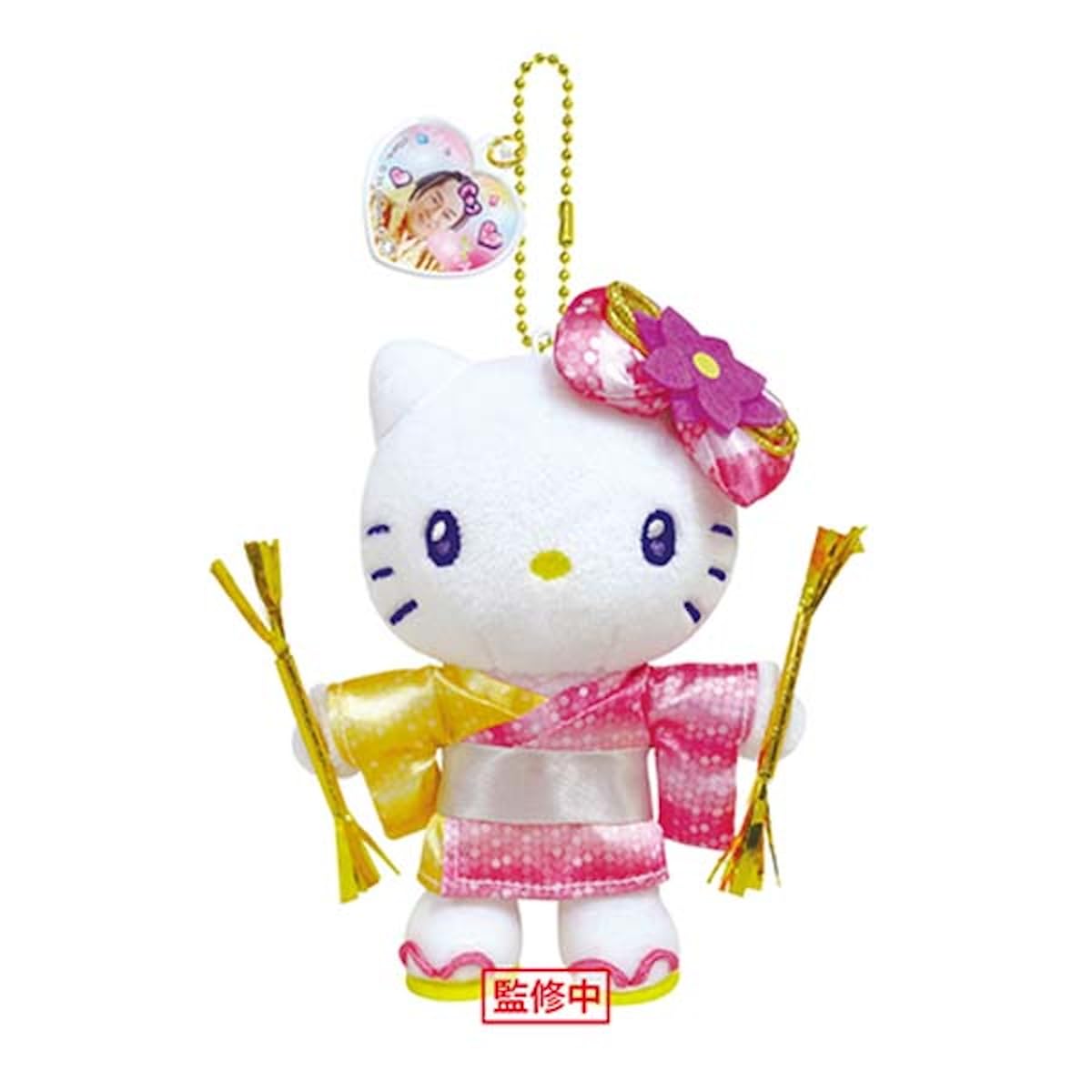Компания K Matsuken Samba x Hello Kitty Шариковая цепочка H133 x W110 x D53мм Талисман, SKT-BM-KT,