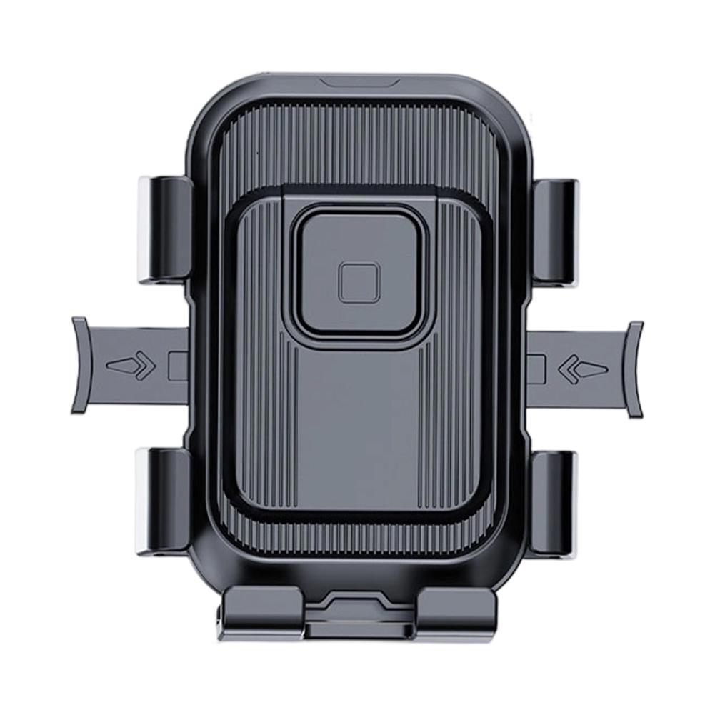 Black Electric Vehicle Cradle 360-degree Rotation Adjustable Viewing Angles Anti-slip Design Driving Navigation