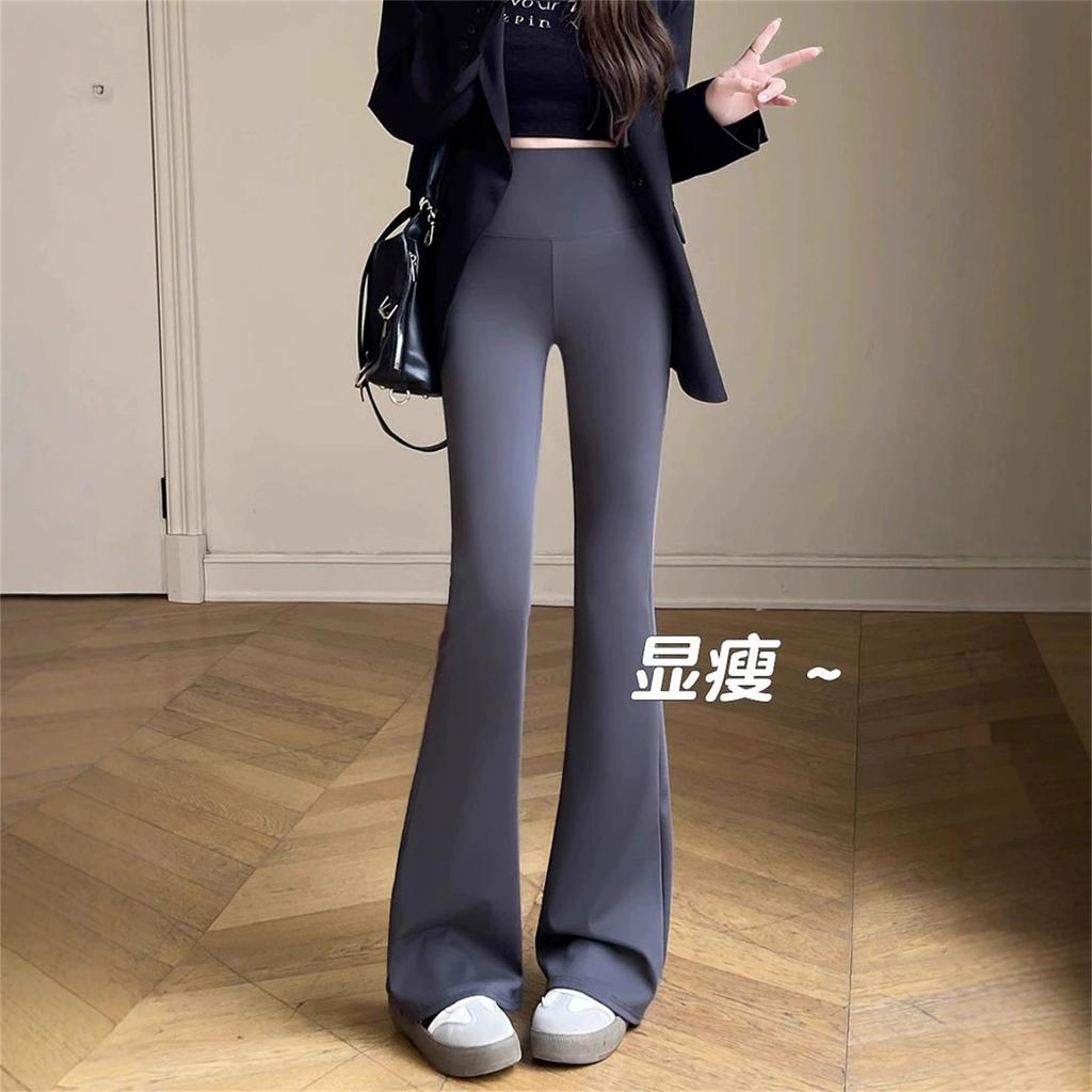 (Regular ) Flare Pants for Women, Non-Slim Fit, Summer Flare Pants