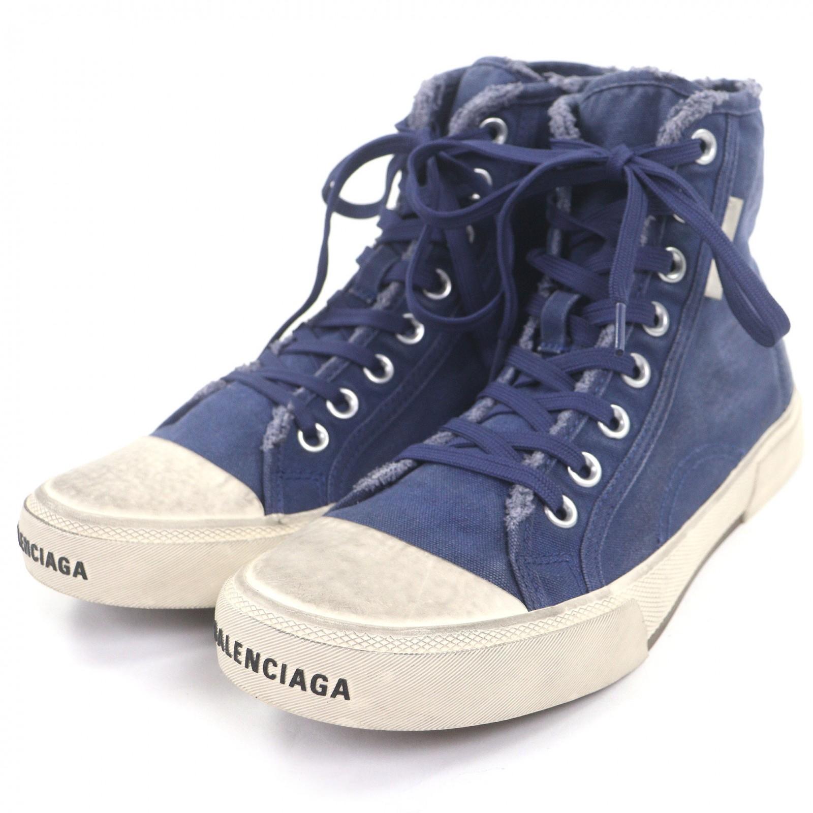 Отличные Высокие кроссовки BALENCIAGA PARIS HIGH TOP Винтажная обработка Б/У