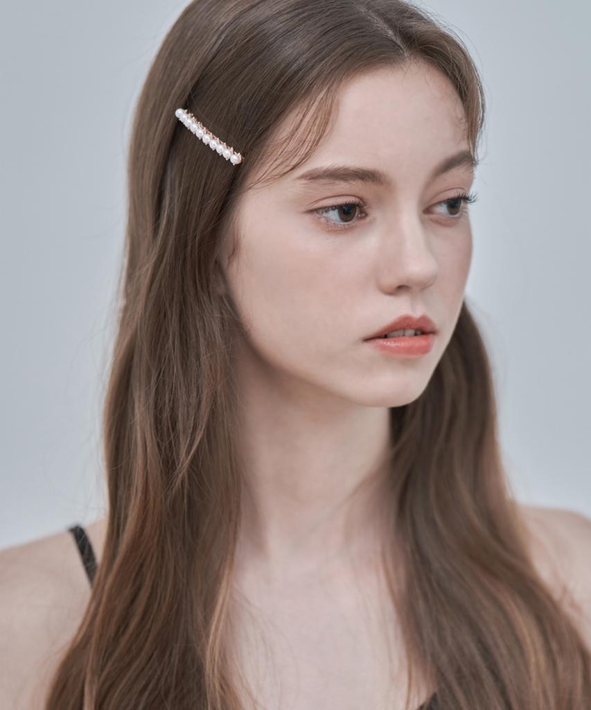 Ellejewelry Pearl Line Hairpin Elhp018