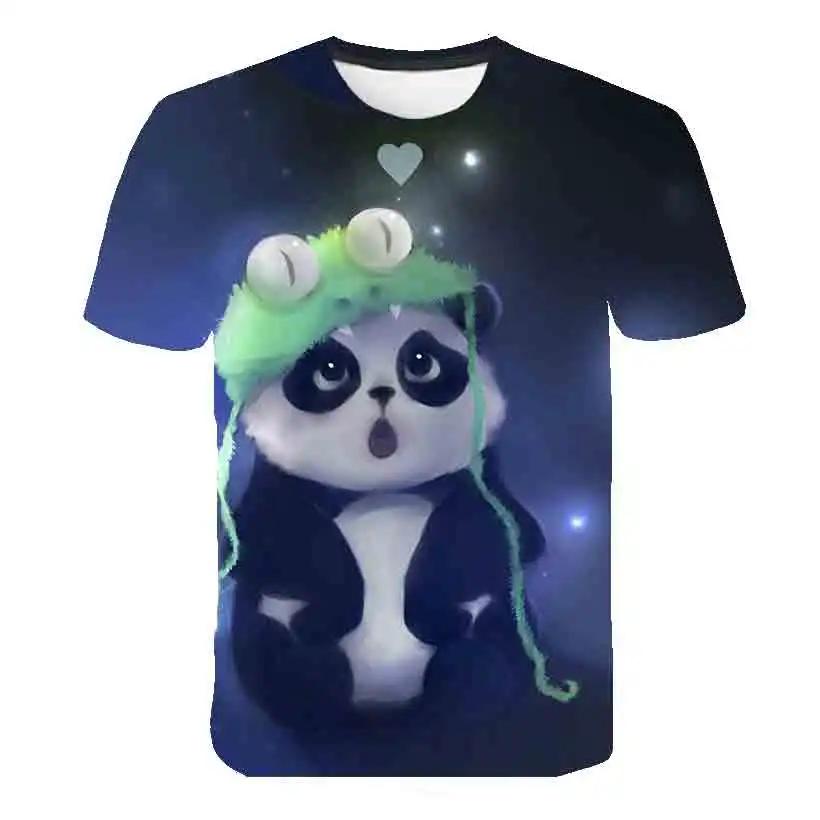 2025 Kawaii Cat 3D Print T Shirt Kids Summer Fashion Casual T-shirt Boy Girl Unisex Children's Clothing Tshirt Girls Clothes Tops