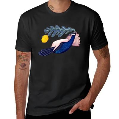 Pfau T-Shirt Grafik-T-Shirt süße Oberteile Übergrößen Kleidung lustige T-Shirts für Männer