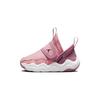 23/7 Pink Coral TD Slip Resistant Anti Kick Slip Resistant Anti Kick Low Top Toddler Shoes Pink White DQ9294-616
