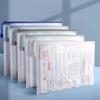 5pcs Large Capacity Document Organizer Bag A4 Stationery Storage Bag Mesh Zipper Pouch  Office