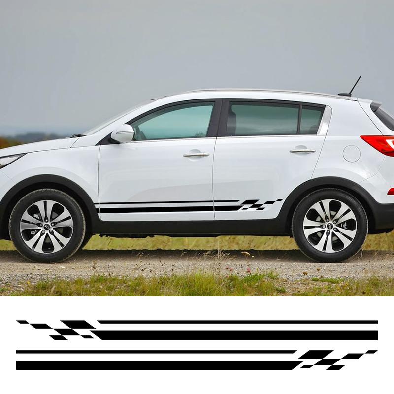 Car Door Side Stickers Auto Body Motor Sport Styling Graphics Cover Decals Decoration Accessories For Kia Sportage 3