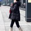 European Station Small Square Cloud Short Down Jacket Fashion Winter Square New White Duck Down Hooded Jacket
