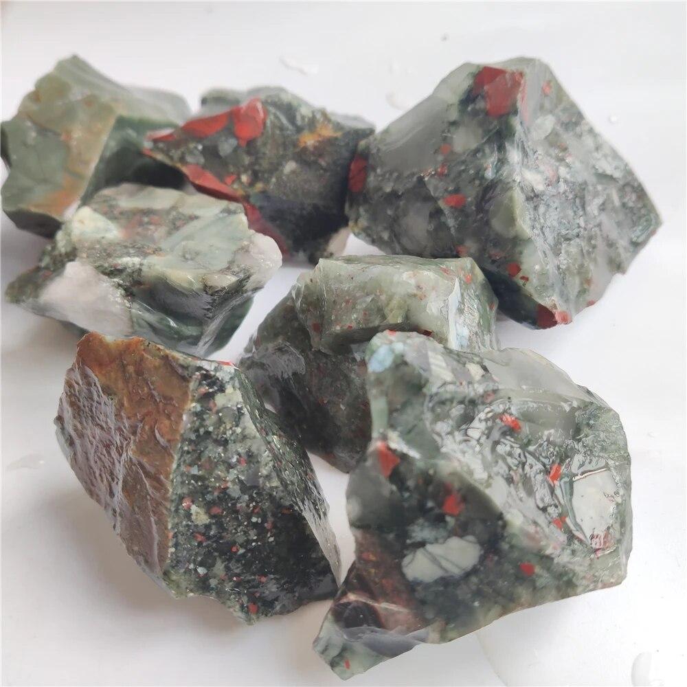Natural Dragon Bloodstone Raw Rough Mineral Specimens Energy Stone Healing Reiki Home Decoration Stone