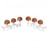 Fully Enclosed Guitar Tuning Pegs with Precisions Gear System for Electric and Acoustic Guitars Dustproof Design