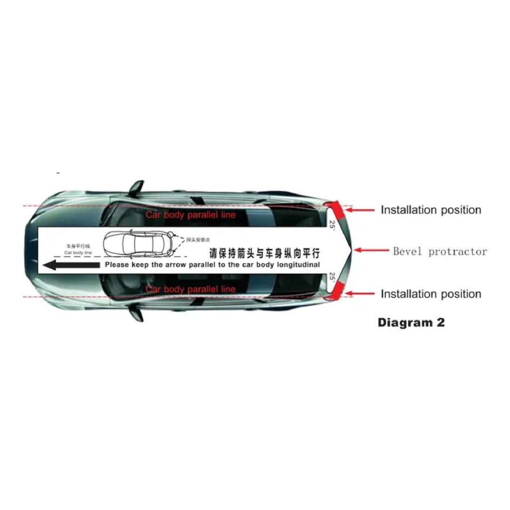 Universal model is suitable for all cars BSD blind spot monitoring, high speed overtaking assist warning