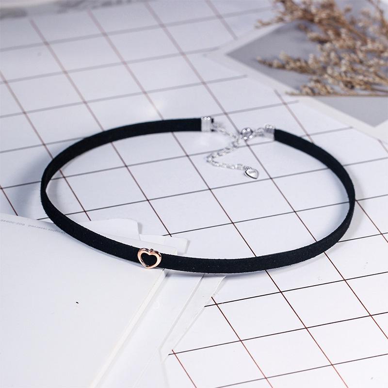 S925 Sterling Silver Heart Necklace: Short Clavicle Chain Choker Jewelry - Perfect Best Friend Christmas Gift for Women