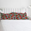 Red Strawberry Black And White Stripes Fit Bedding Set 3pcs Duvet Cover Pillowcase Quilt Cover Double Bed Set Home Textile