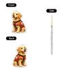 2D Flat Acrylic Search and Dog Charm