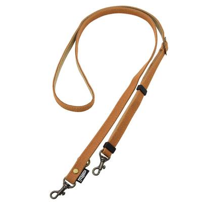 HIGHCAMP Canvas Neck Strap In Brown Adjustable 70cm Suitable for Smartphones and Mobile Drop Made In Brown 2-Way Duck. Length - 130cm. Phones.