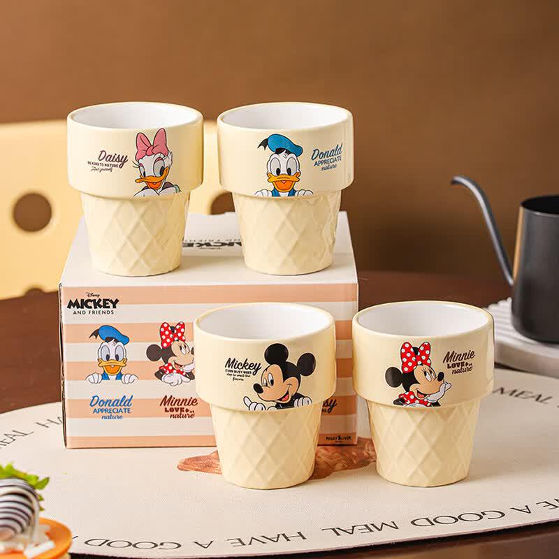 Disney Mickey & Friends Ceramic Decal Mug Set