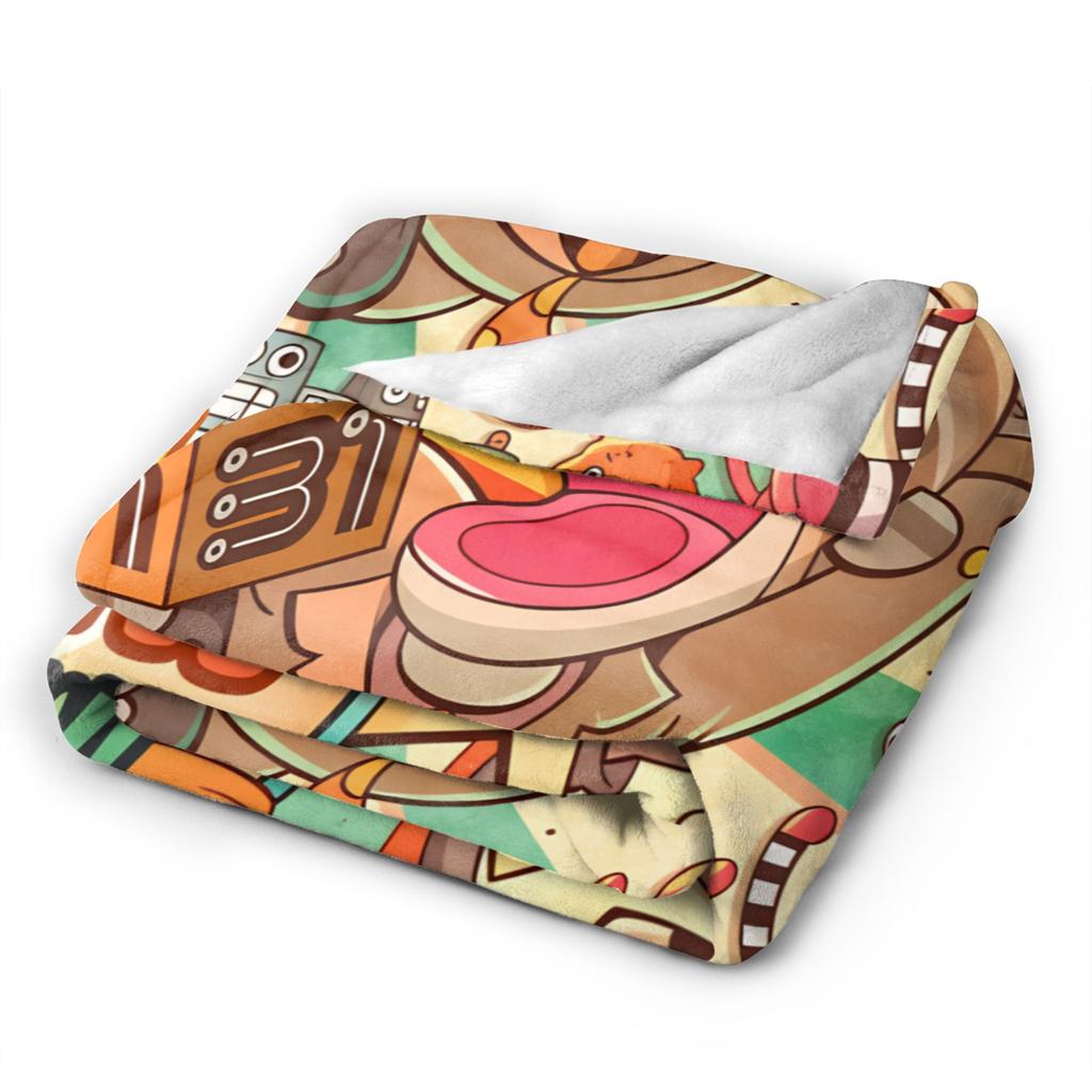 Comedy 31 Minutos Sketches Warm Soft Blankets Decorative Plush Throw Blanket Funny Couch Chair Flannel Bedspread Sofa Bed Cover