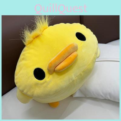 Niedliches 40 cm großes gelbes Enten-Plüschkissen, bequem zum Schlafen, weiches Kuscheltier
