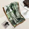 Autumn And Winter Warm Silk Wool Big Scarf For Women'S High End Double Sided Double Color Silk Wool Scarf Fashion Shawl