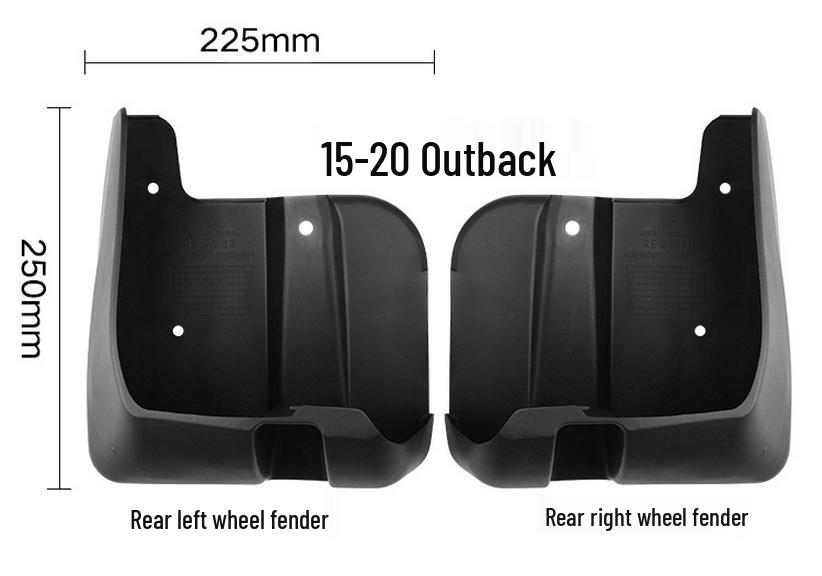 Subaru Outback 2015-2020 Radschalen Schmutzfänger (Leder)