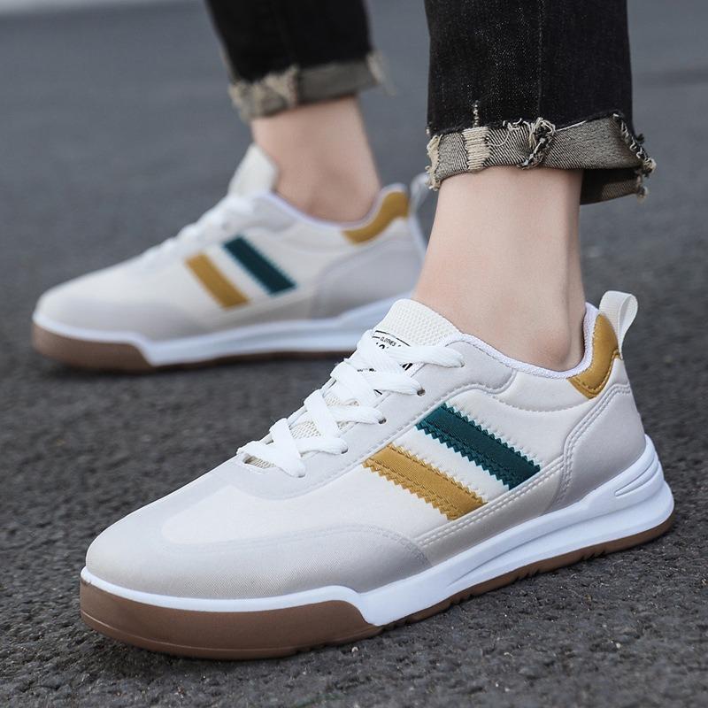Men's Shoes Spring New Men's Casual Sports Shoes Trendy Fashion with Casual Running Lace-up Shoes Men