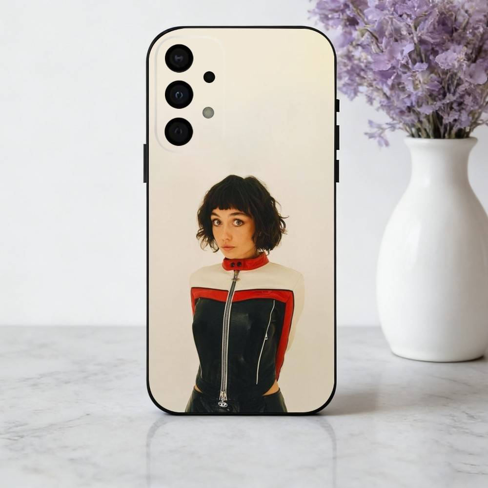 Edgy S-Sydney C-Chandler Schauspielerin Handyhülle Für Samsung Galaxy A73,A72,A71,A70,A53,A52,A51,Weiche Silikon Schwarze Hülle