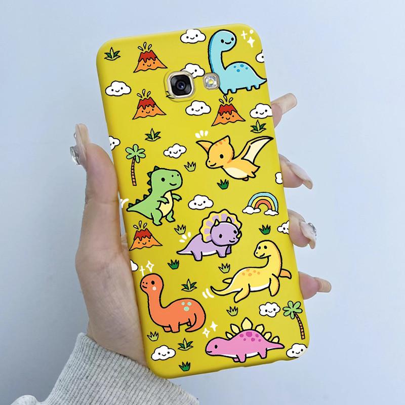 For Samsung Galaxy A5 2016 A7 2017 Phone Case Flower Girls Design Soft Silicone TPU Back Housing for SM-A510F A520F A720F Covers