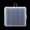 1pc Hard Case Battery Storage Box Durable Plastic Battery Container  Battery Storage