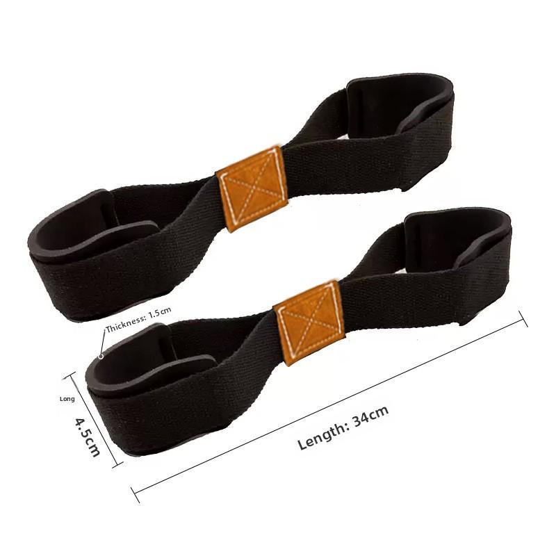 8-character Power Belt, Horizontal Bar Protective Cover, Grip Belt, Men's Fitness Non-slip Gloves, Women's Training Back Deadlift Sports Wristband