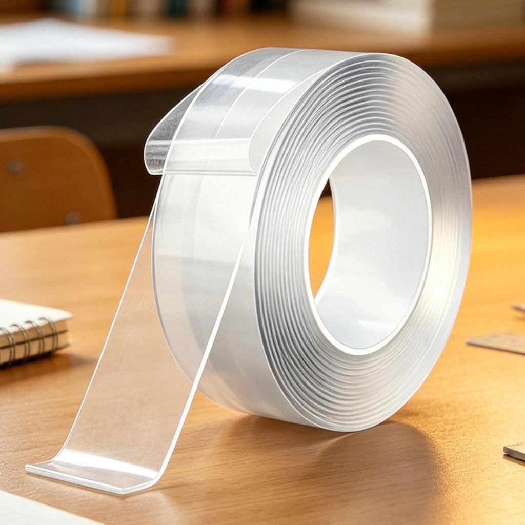 Double Sided Tape Heavy Duty Clear Nano Waterproof Removable Strong Adhesive Mounting Tape Wall Adhesive for Posters Pictures