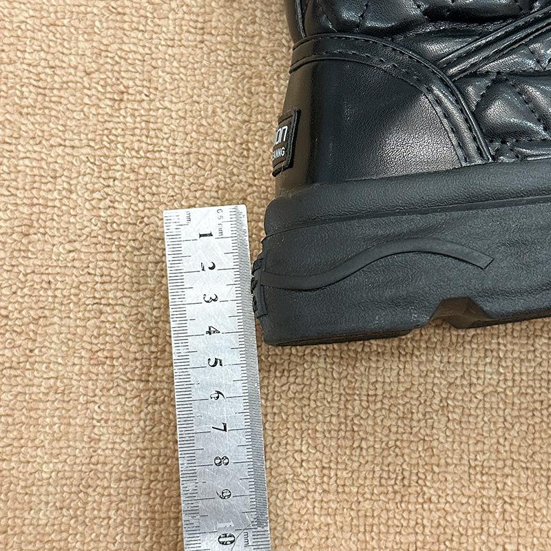 Women's thick-soled winter a footstool lightweight warm anti-cold padded snow boots non-slip wear casual sneakers short cotton shoes