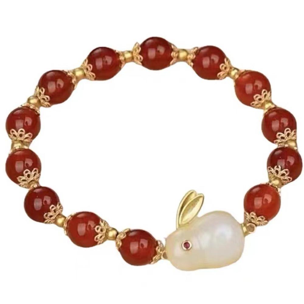 Imitation Hetian Yutu Fu Brand Bracelet Women's Design High-value Bracelet Girlfriend Gift