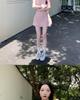 2026 Elegant Slimming French Rainbow Stripe Long Dress