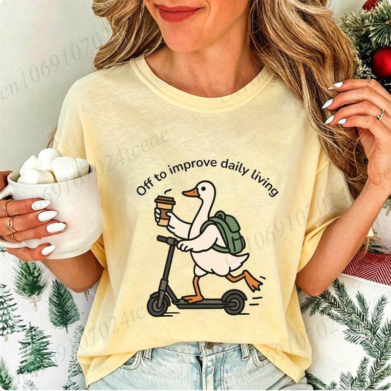 Occupational Therapy Goose Shirt,Off To Improve Daily Living Tee,Mental Health T-Shirts,Fashion Creative Design T Shirt Tops